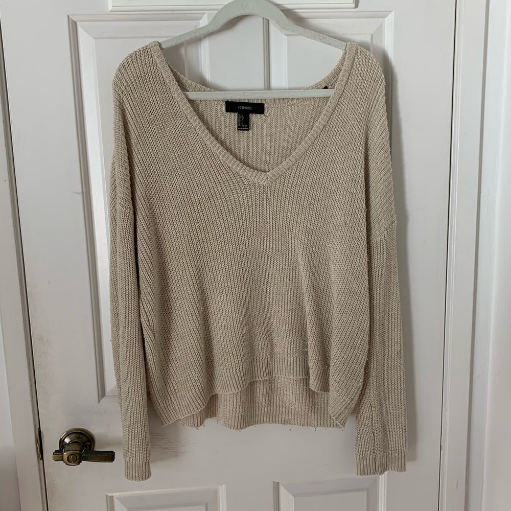 Oversized Off-White Sweater